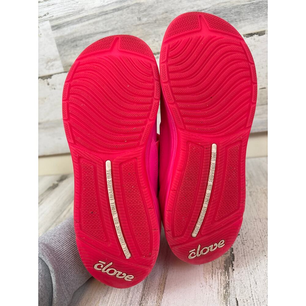 Clove Womens 8.5 Neon Pink Solo Nursing Shoes Healthcare Comfort Sneakers - Picture 9 of 9